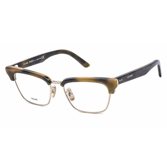 NEW CELINE EYEGLASSES, HAVANA GOLD WOMEN EYEWEAR CELINE - Picture 1 of 3